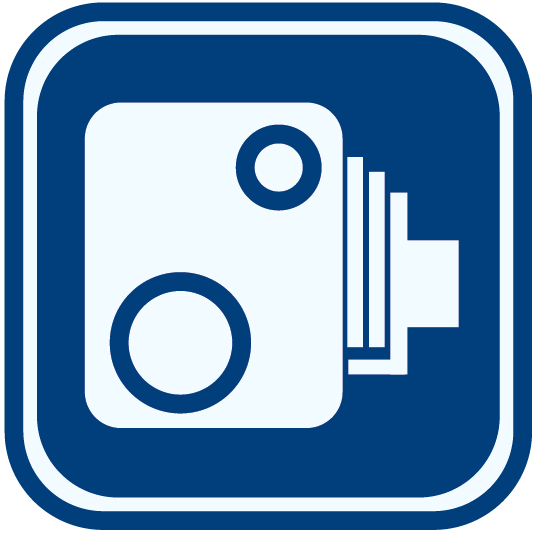 Icono de radar de velocidad para puntos de interés TomTom